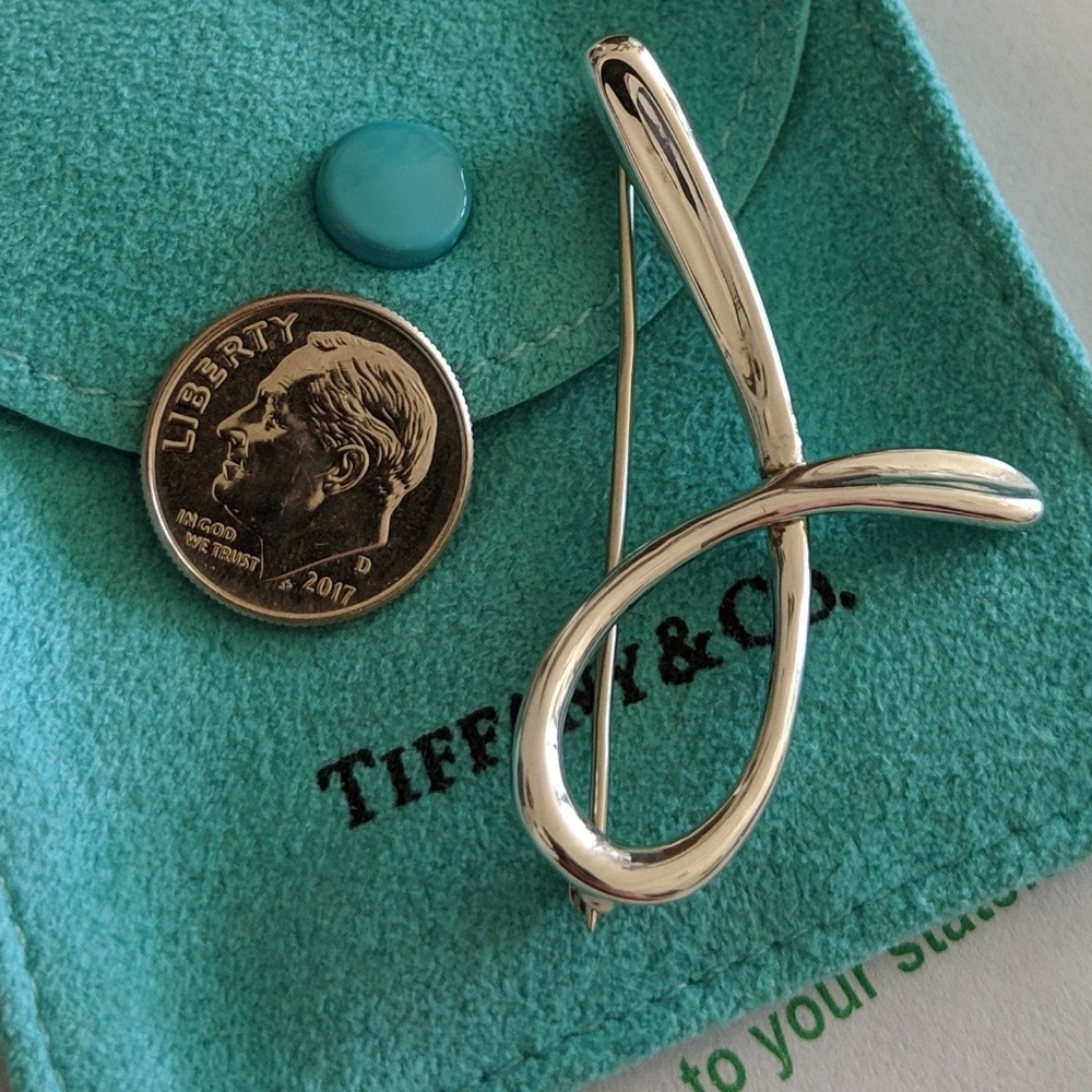 Tiffany & Co Elsa Peretti "J" Pin